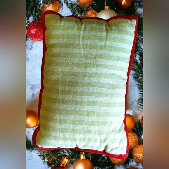 2  RETRO PILLOWS 1950's Inspired  OBLONG Rectangle VINTAGE 18" X 1" - Picture 10 of 11